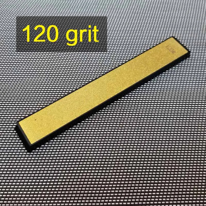 Профессиональный Золотой Алмазный кухонный нож точилка Камень точильный камень для ножа инструмент для заточки - Цвет: 120grit golden