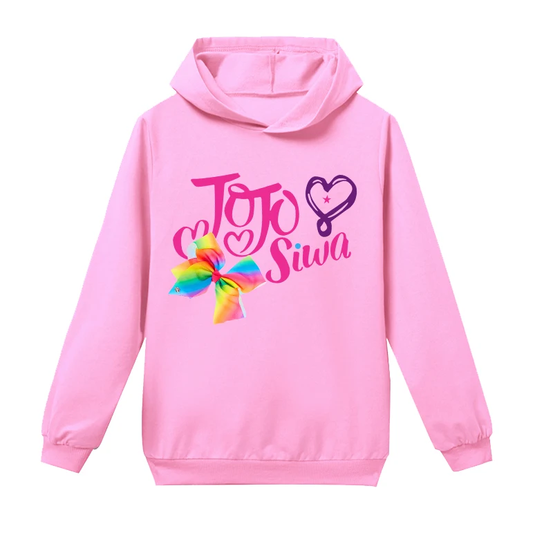 Новинка 2020 года толстовки с капюшоном JoJo Siwa Одежда для девочек детская одежда