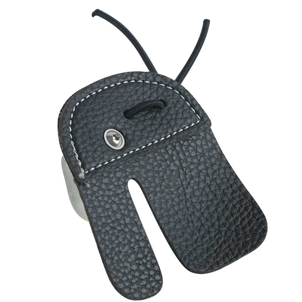 Archery Finger Tab Protection Tabs Finger Saver Protect Guard for Recurve Bow Target Hunting, Right Handed