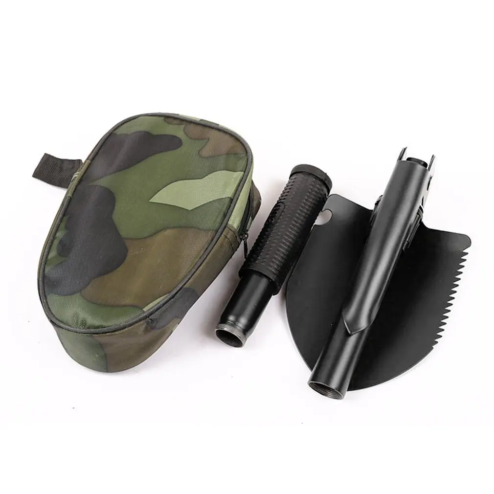 

Military Folding Shovel Multi-function Folding Spade Mini Trenching Shovel with Carrying Pouch for Survival Camping Outdoor
