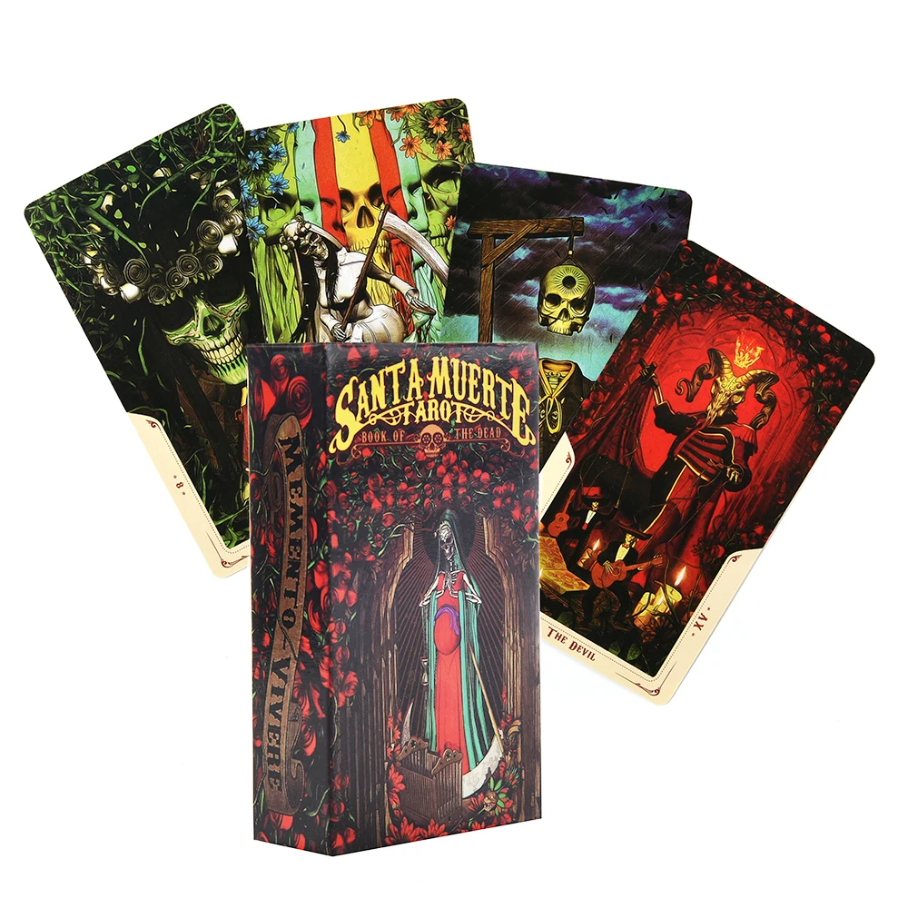 Santa Muerte Tarot Deck Book of the Dead Cards Deck Tarot Oracle Cards Game 7