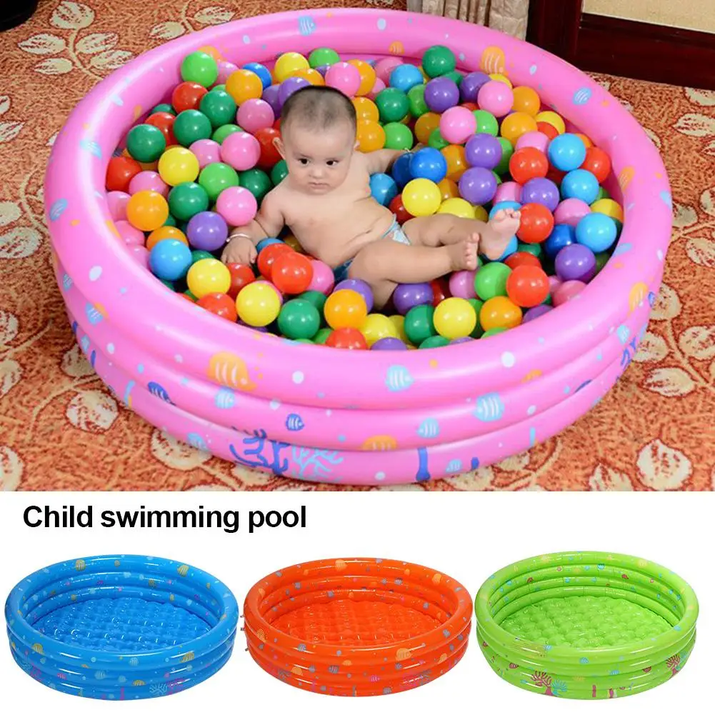 Piscine Ronde Gonflable En Pvc Pour Bebes De 0 A 3 Ans Accessoires Flottants Pour Enfants 4 Couleurs Aliexpress