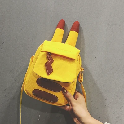 Новое поступление японского аниме mochila kawaii милая сумка Детская мини-рюкзак Пикачу сумка для девочек - Цвет: Pikachu shoulder bag