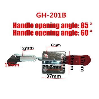 

4pcs Stainless Steel Horizontal Clamp Quick Toggle Release Horizontal Tool JDH99