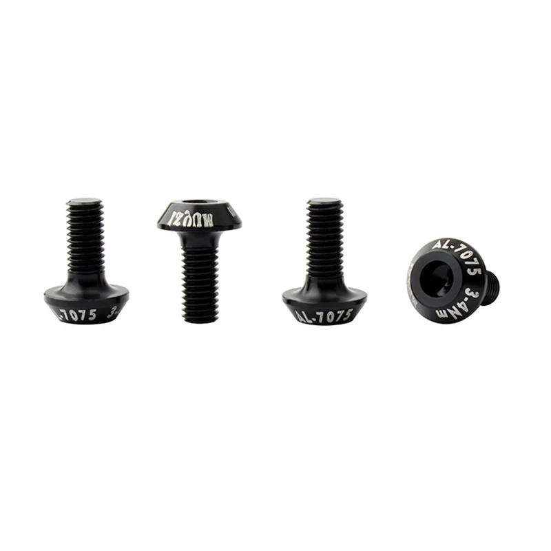 

2Pcs Road Folding Bike Bicycle C Clamp Brake Pad Fixing Screws M5 Lock Screw rustproof durable Screws + Gaskets