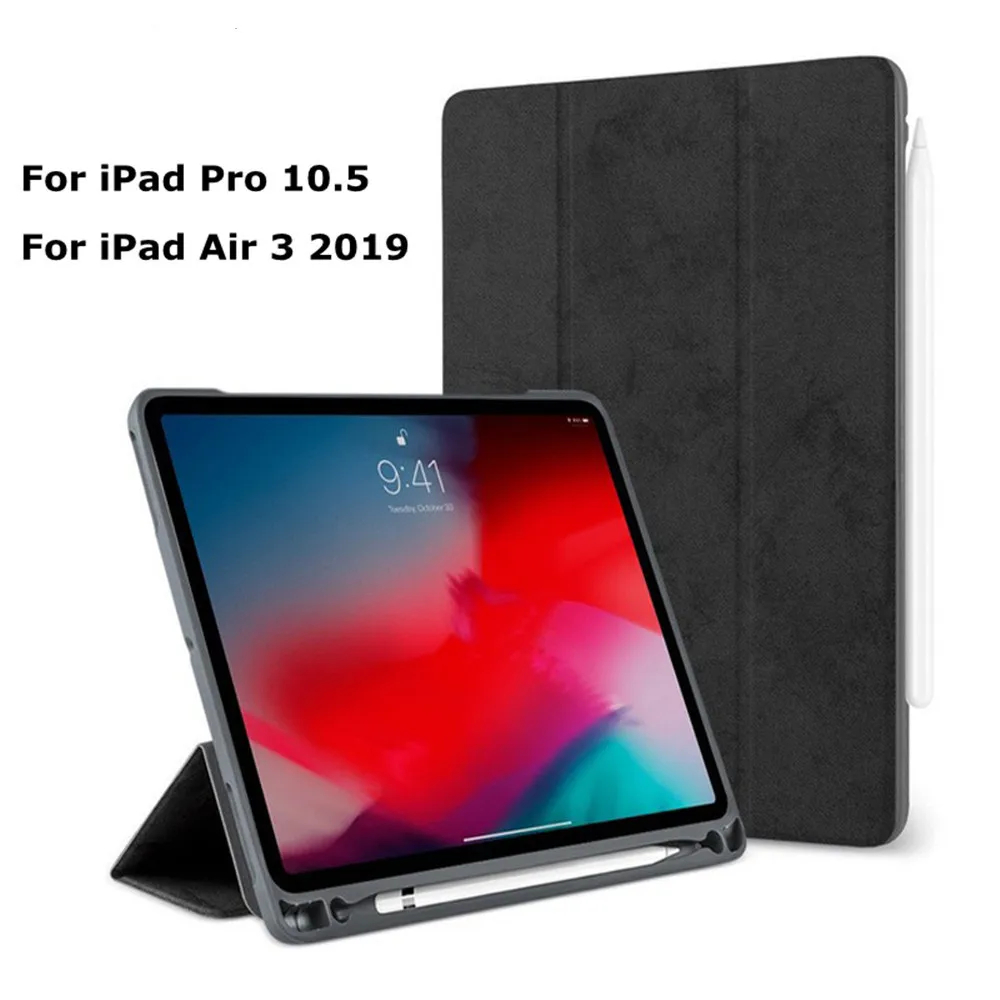 PU Leather Case For iPad Pro 10.5 2017 2015 Flip Cover Pencil Holder