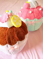 Заказы экспортируются в Японию Ультра-мягкие розовые свежие макароны мороженое фруктовый торт Подушка Диван украшения и украшения
