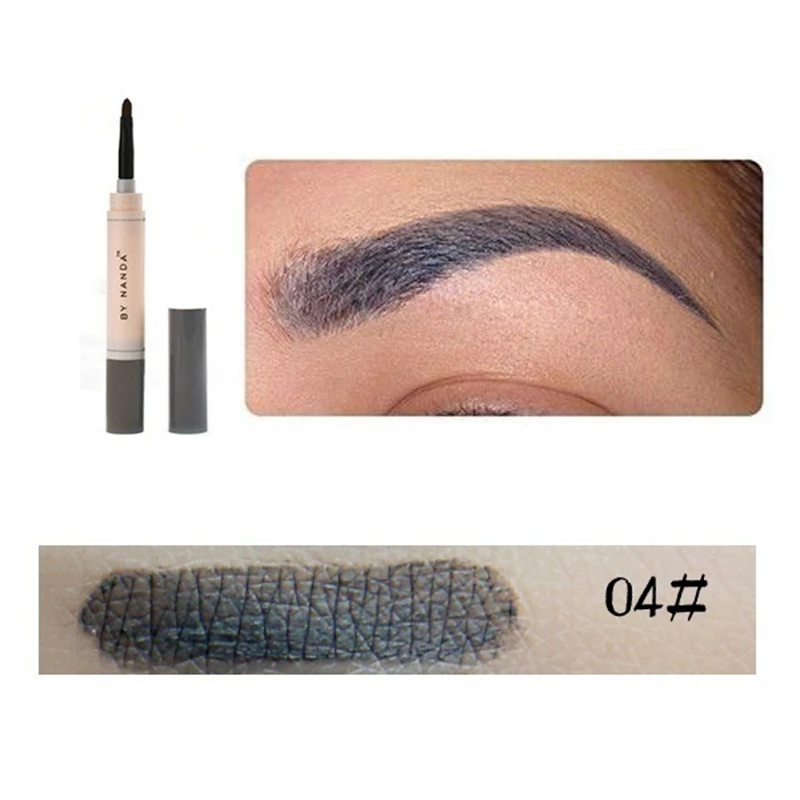 Профессиональный макияж глаз, карандаш для бровей, стойкая водостойкая краска для бровей, крем-карандаш, коричневый оттенок бровей - Цвет: 04