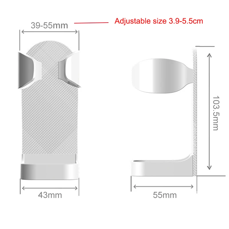 Toothbrush Holder Bathroom Shaver Rack Wall Mounted Electric Toothbrush Space Saving Traceless
