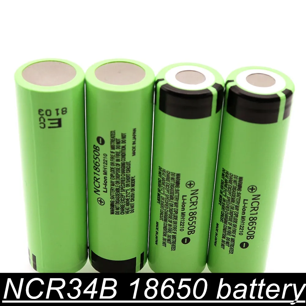 NCR18650B 3,7 v 3400mah 18650 литиевая аккумуляторная батарея для фонариков