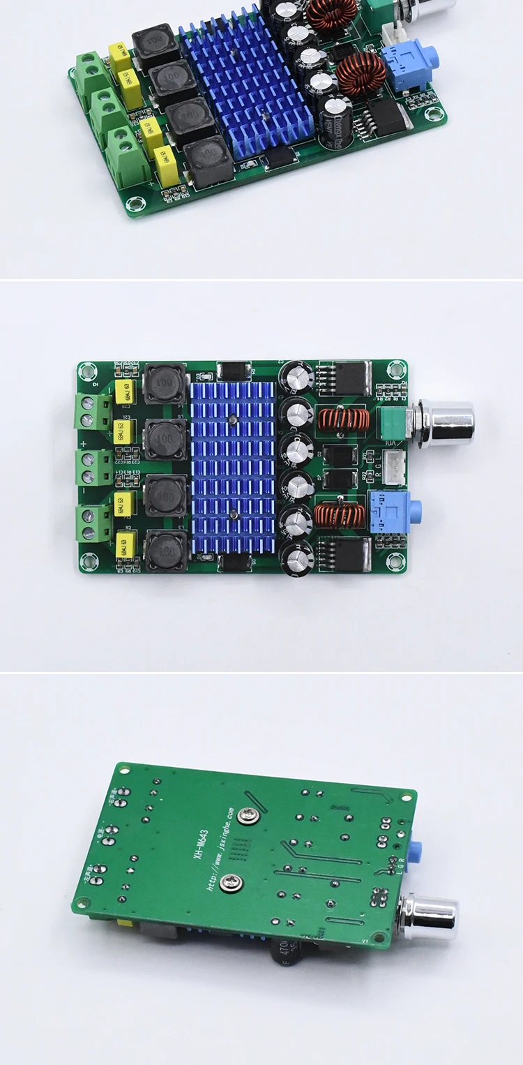 XH-M643 TPA3116D2 цифровая плата усилителя мощности для автоматического увеличения батареи без искажений 12V100W 2,0 панель канального усилителя