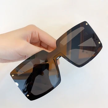 

Hot Selling Oversized Square Sunglasses Women Men 2020 Sun Glasses Rectangular Retro Male Brand Designer Anti UV Sun Eyewear