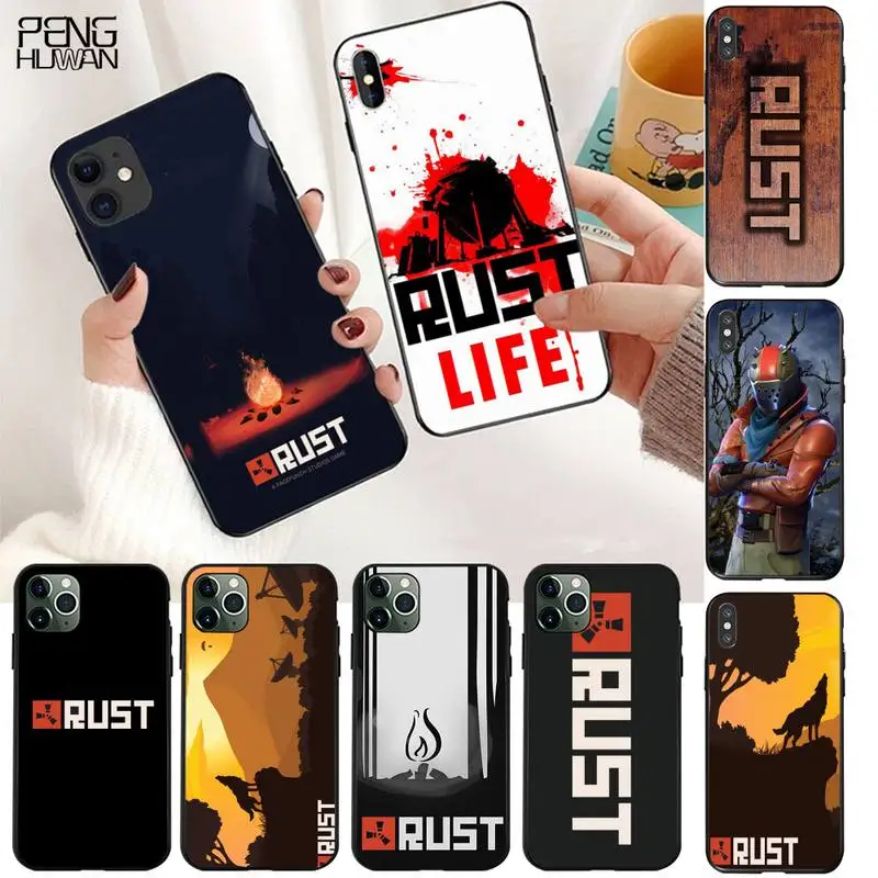 Чехол для телефона PENGHUWAN ржавчины iPhone 11 pro XS MAX 8 7 6 6S Plus X 5S SE XR | Мобильные телефоны и