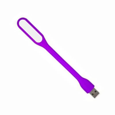 Фиолетовый USB СВЕТОДИОДНЫЙ светильник аварийная лампа для внешнего аккумулятора компьютерный ночной Светильник для чтения - Цвет: Фиолетовый