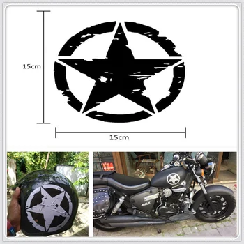 

styling ARMY Star Decals Motorcycle Stickers Vinyl for YAMAHA RD500 FJ600 FZ600 SRX600 YX600 RADIAN FZ700 GENESIS