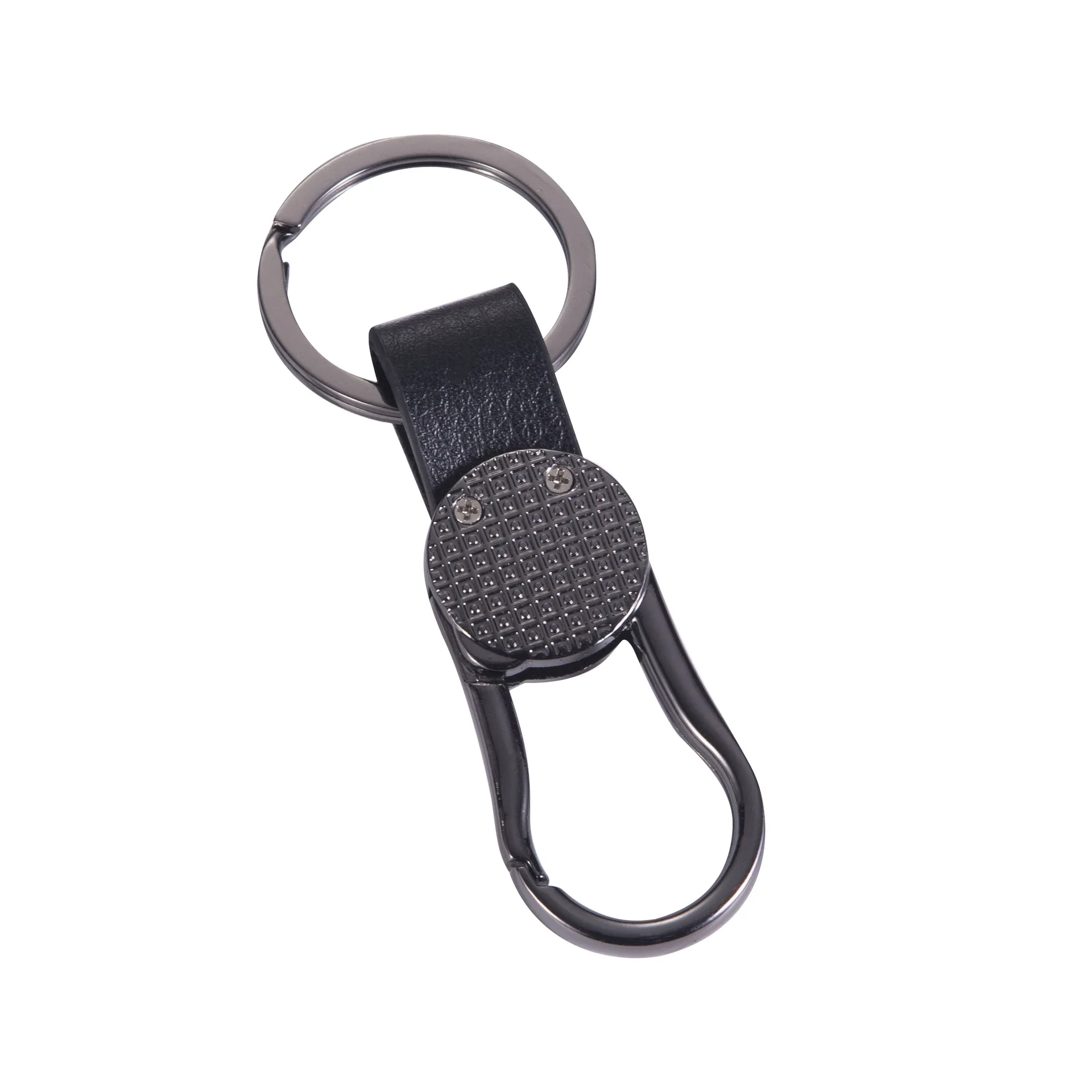 Men Metal Car Key Ring Creative Gifts Customizable Logo Lettering Activity Promotional Gift a Generation of Fat
