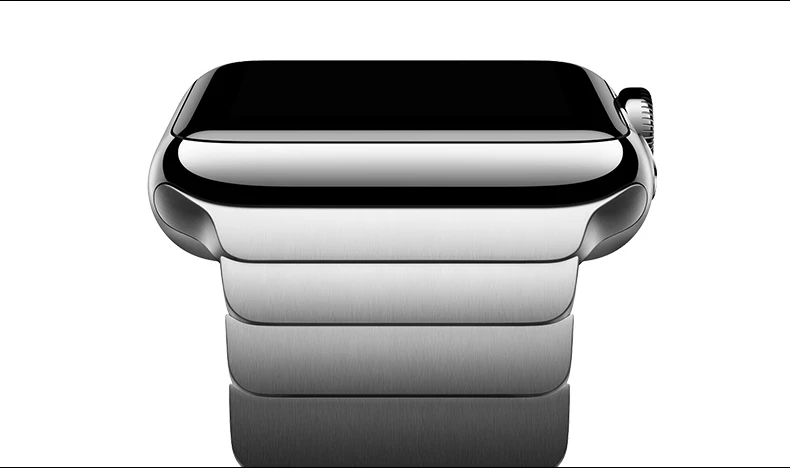 Ремешок из нержавеющей стали для Apple Watch Band Бабочка Пряжка металлический ремешок для Apple Watch 40 мм 44 мм ремешок 38 мм 42 мм Серия 1 2 3 4