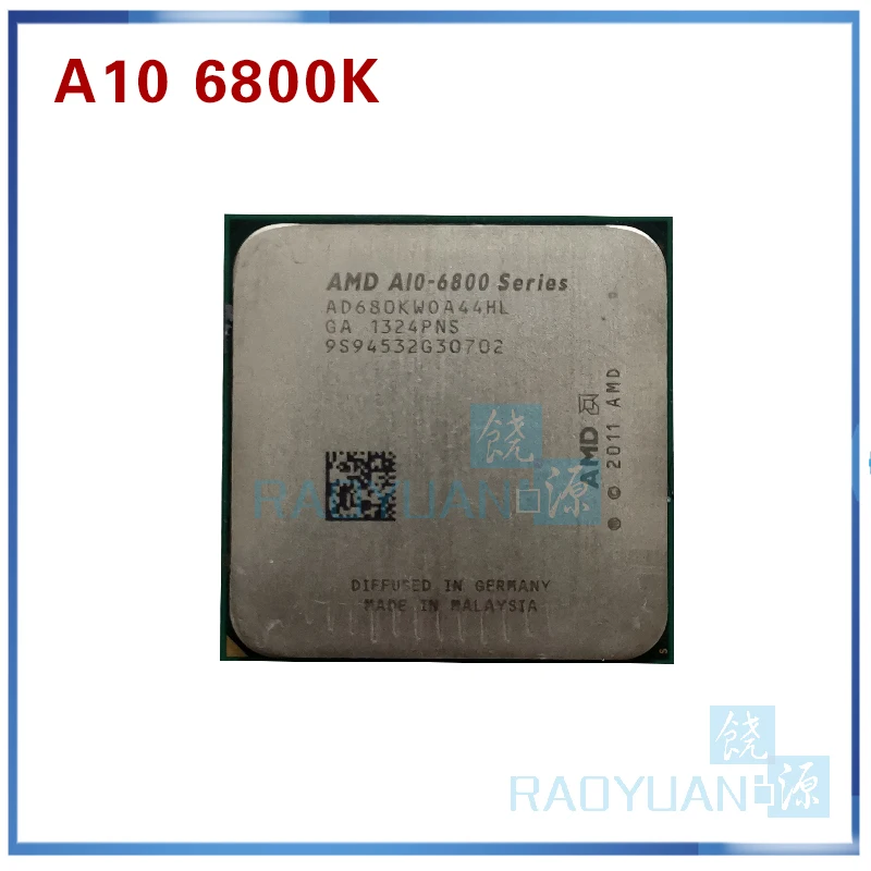 Четырехъядерный процессор AMD A10 6800 6800K 6800B 4 1 ГГц AD680KWOA44HL/AD680BWOA44HL Socket FM2|cpu processor|socket