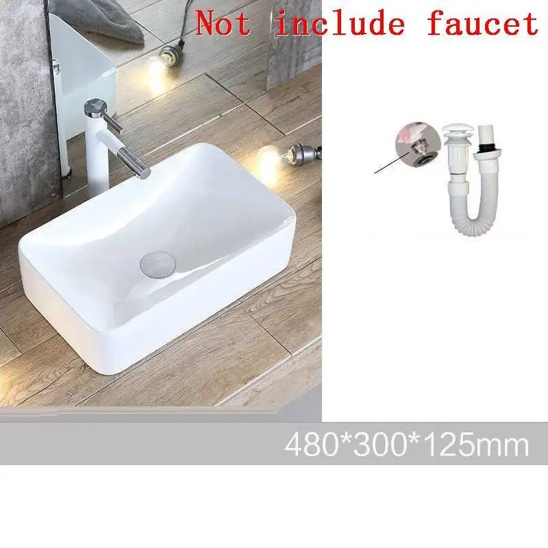 MODEL H Lavandino Evier Bagno Lavatorio Туалет черный Куба Para Bassin Bacia De Lavagem Vanity Pia Banheiro раковина для ванной Lavabo - Цвет: MODEL H