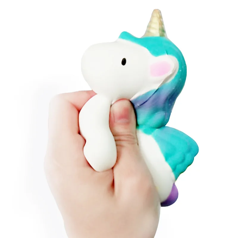 New Style PU Strip Incense Unicorn Squishy Memory Foam Unicorn Horse Relaxation Hand Toy Simulated Animal Pegasus