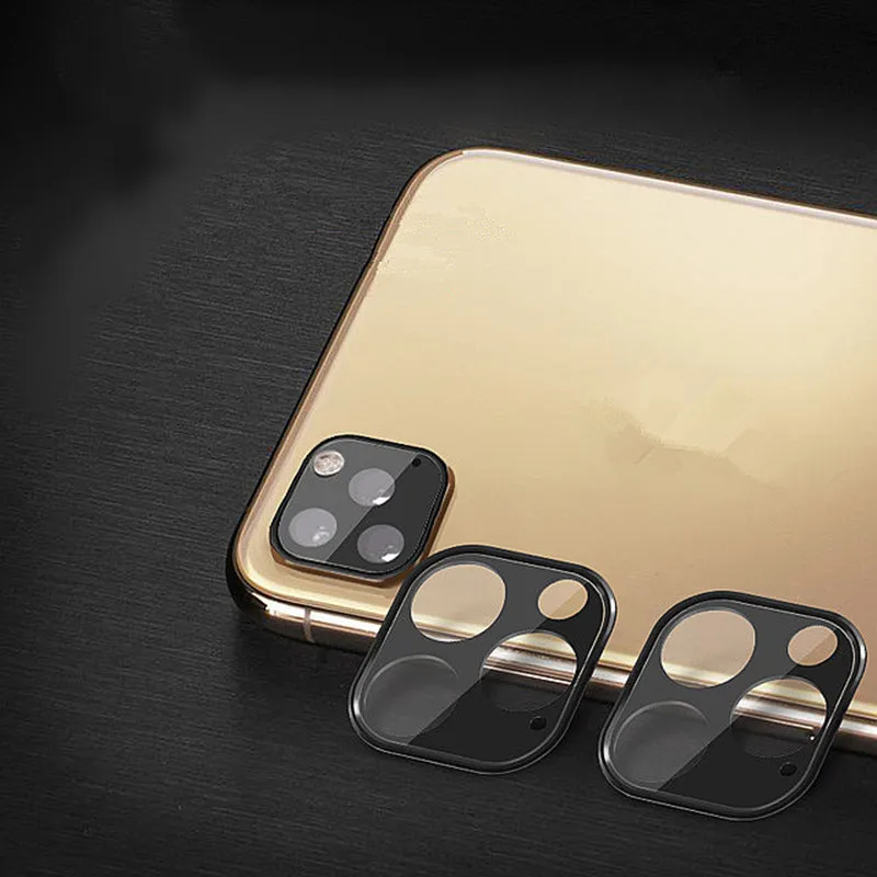 3D полный задний объектив камеры протектор экрана для IPhone 11 Pro макс. Закаленное стекло пленка алюминиевый объектив защитный чехол для IPhone 11