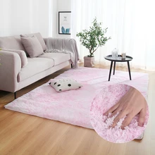 Серый ковер, крашеные плюшевые мягкие ковры для гостиной, спальни, Противоскользящие коврики для спальни, водопоглощающие ковры