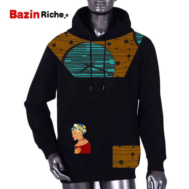 

2020 New Style Winter African Men's Jacket Dashiki Men Clothes Hoodie african print Coat High Quality Plus Size wyn1007