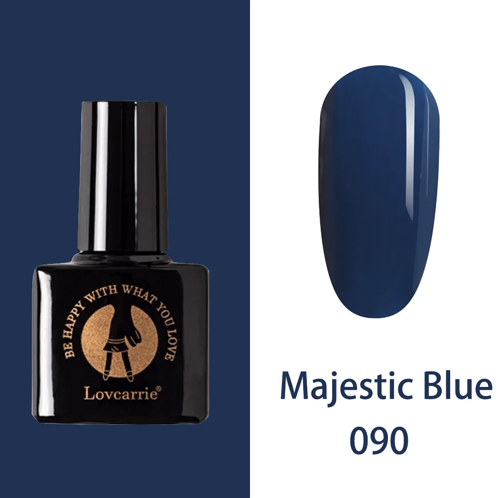 090 LOVCARRIE набор гель-лака Lucky color UV Vernis Полупостоянный праймер верхнее покрытие 6,5 мл Лак для маникюра гель лак для ногтей - Цвет: 090
