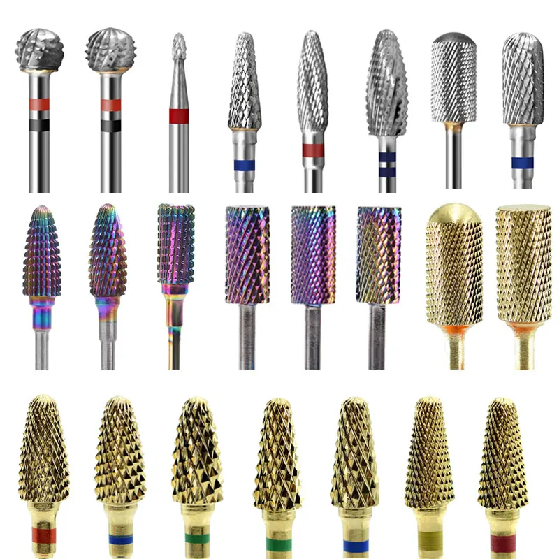 

1PCS Nail Drill Bits Professional Manicure and Pedicure Electric Nail Milling Cutter Nail Bits for Electric Drill Ma