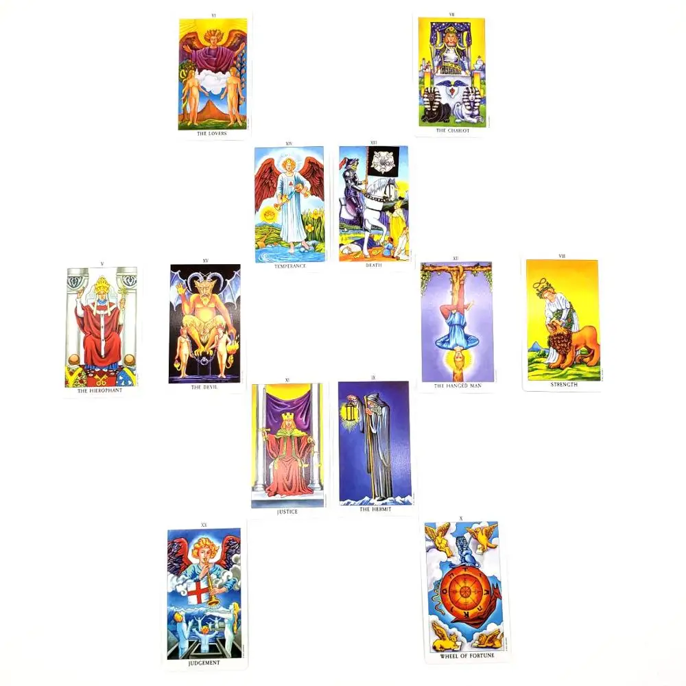 Английский для новой версии Tarot карты Гадания и предсказания судьбы колода карт