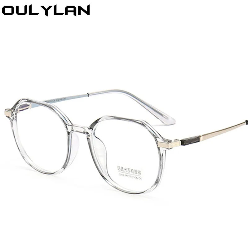 Anti-blue Light Finished Myopia Glasses Women Men Nearsighted Eyewear Student Prescription Glasses