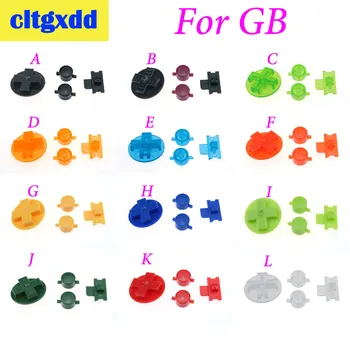 

cltgxdd 12 Colors Optional Controller DIY Buttons Set Replacement For Gameboy Classic For GB DMG A B buttons D-pad Button