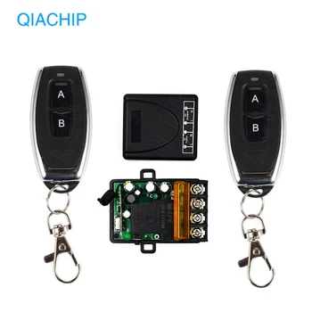 

QIACHIP 433Mhz Universal Wireless RF Remote Control Switch AC 220V 1CH 30A Relay Receiver + 2 CH 433 Mhz Remote For Water Pump