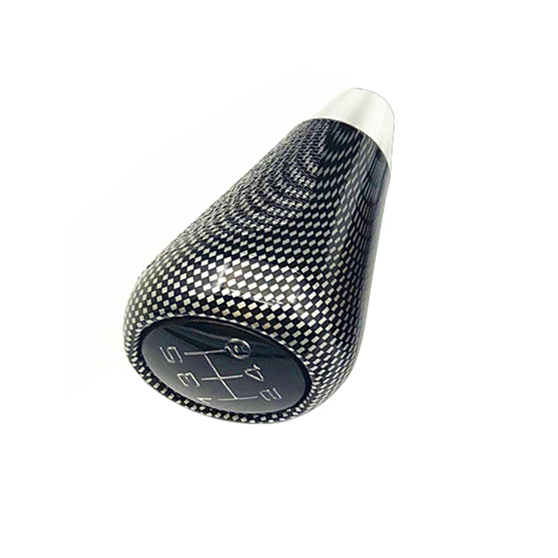 Universal 5 Speed Wooden Gear Knob ABS Manual Gear Stick Lever Change