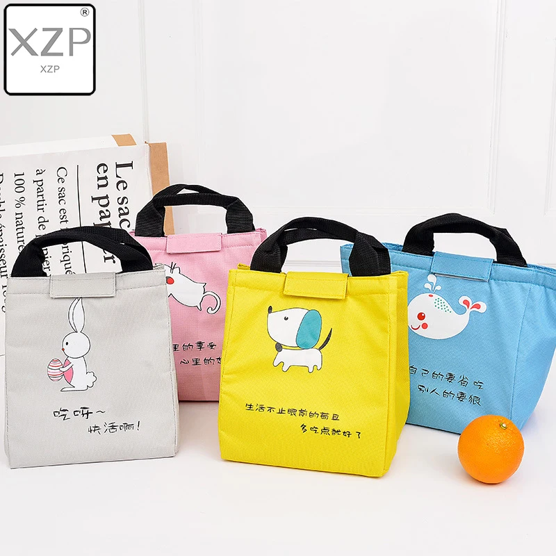 XZP портативный детский термоизоляционный для продуктов сумка мультфильм