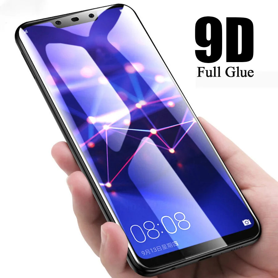 Закаленное стекло 9D для huawei honor 8x Защита экрана p30 p 20 pro mate lite light 10 8c 8a 8s | Мобильные