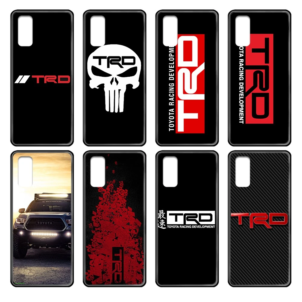 Car Logo Trd Toyota Soft Bumper Black Phone Case Cover Hull For Samsung Galaxy J S 1 2 3 4 5 6 7 8 9 10 Ace Prime Plus Lite Edge Half Wrapped Cases Aliexpress
