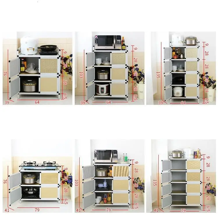 Mueble чайные капборды Aparadores сервант для комнаты торцевые столы кухонная мебель Meuble буфет алюминиевый сплав шкаф