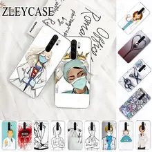 Telefon Fall Für xiaomi Redmi Note8pro note7 7 8 note9s mi8se mi9 mi10 mi9T mi note10 Coque Spanien Cartoon Medizin doktor Nurse
