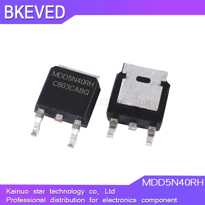 10 шт. MDD5N40 TO252 MDD5N40RH TO-252 5N40 5A 400V MOS FET | Электронные компоненты и принадлежности