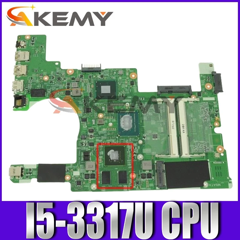 Original Laptop motherboard For DELL Inspiron 5523 Core SR0N8 I5-3317U Mainboard 11307-1 CN-0FFKXX 0FFKXX N13P-GV2-S-A2 DDR3 | Компьютеры