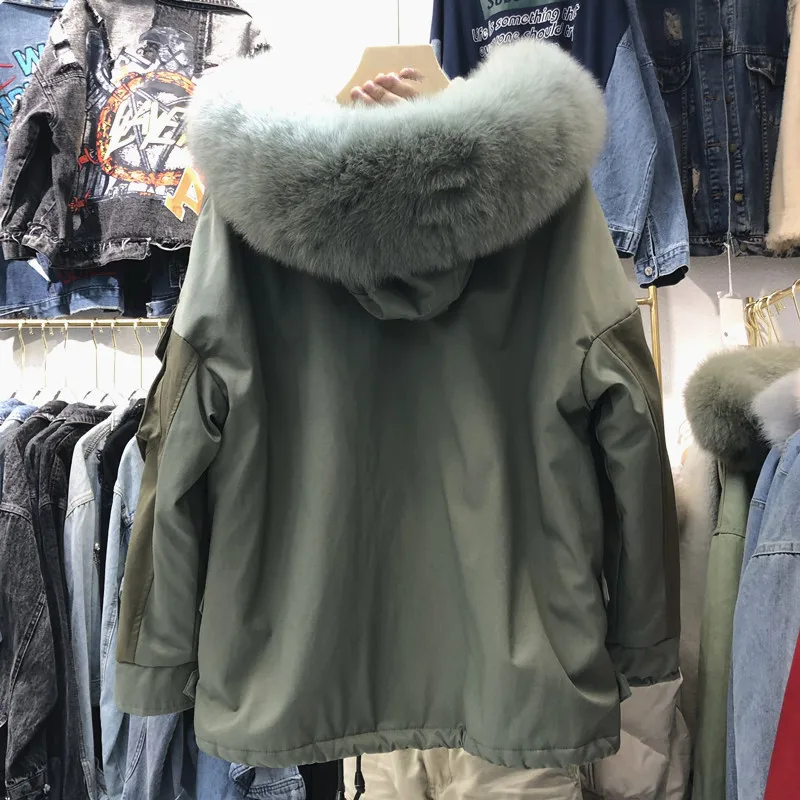 Женские парки; Новинка года; сезон осень-зима; Теплая стеганая куртка с капюшоном и подкладкой из овечьей шерсти; повседневные стеганые куртки средней длины для студентов