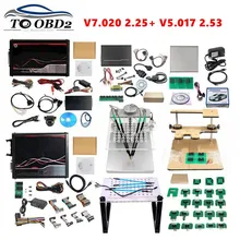V5.017 V2.53 V7.020 V2.25 OBD2 Manager Tuning Kit V2 BDM100 programmatore ECU FGTECH Galletto 4 V54 bdm frame con adattatore 22PCS