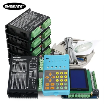 

SAVEBASE 5Axis CNC Kit Professional Control Board G-code Record & DM556D Microstep Motor Drivers for Nema23/34 Stepper Motor