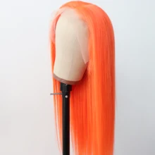 Настоящие прямые необработанные бразильские красочные человеческие волосы парики для черных женщин