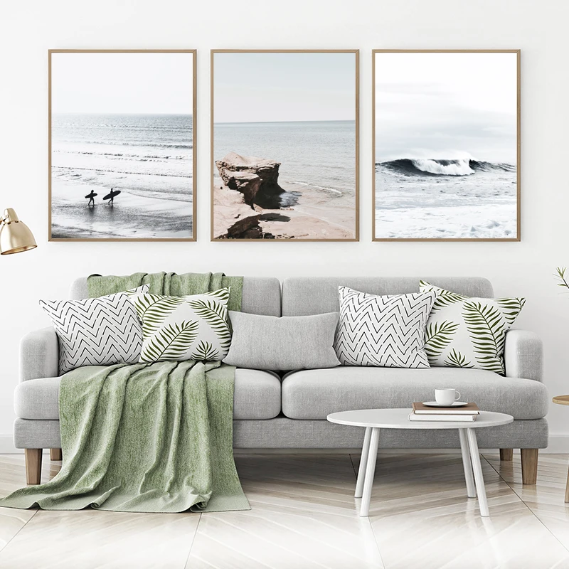 Ocean-Surfing-Seaside-Photo-Poster-Prints-Coastal-Decor-Beach-Palm-Trees-Nordic-Painting-Canvas-Pictures-Living (2)