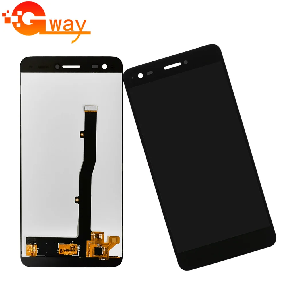 Черный для 5," zte Blade A6 Max A0605 Полный ЖК-дисплей и кодирующий преобразователь сенсорного экрана в сборе протестирован с инструментами+ клей