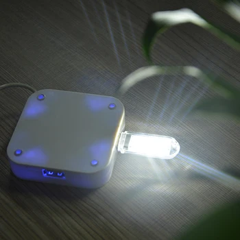 

ZLinKJ Mini USB LED Reading Light Notebook Mobile Power Charger Book Camping Hiking PC Computer Reading Bulb Night Touch Switch