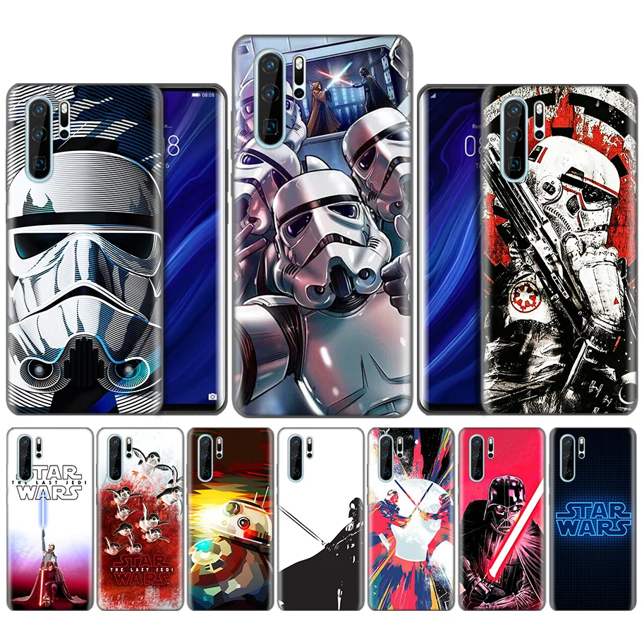 

Star Wars Black Silicone Case for Huawei P30 P20 P10 Mate 30 20 10 Lite Pro Coque Fundas Covers Shells Falls