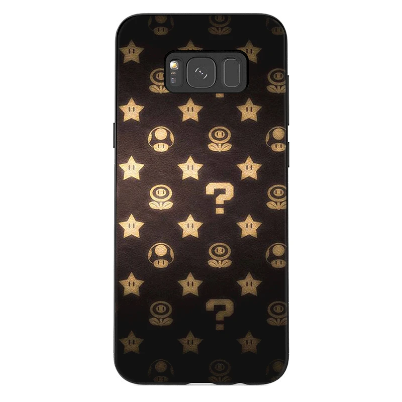 B6 Чехол для телефона для samsung M10 M20 M30 M40 S6 S7 край S9 S8 S10 S10E Plus, Note 8, 9, 10, с изображением Супер Марио милый - Цвет: B6